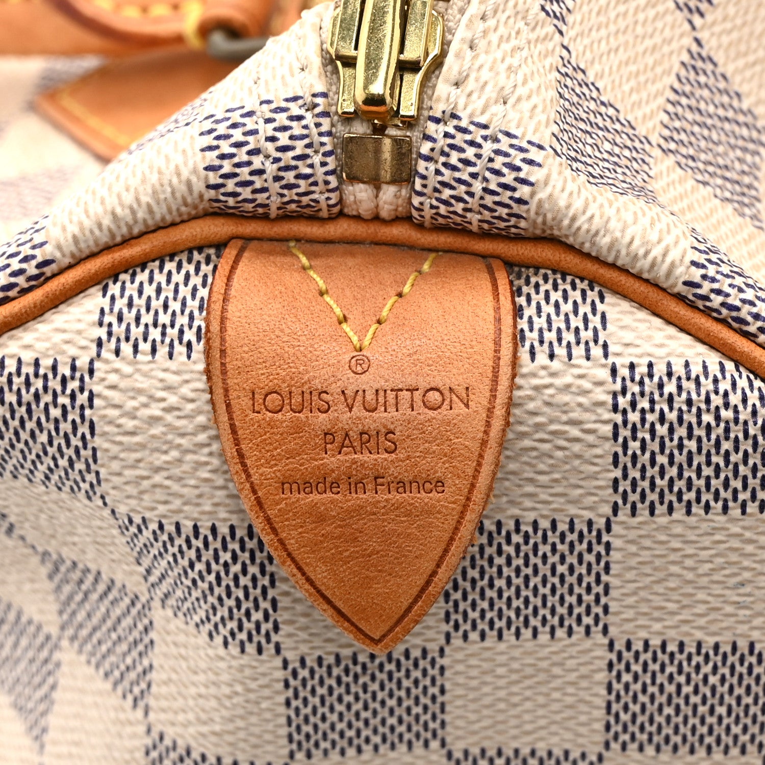 Louis Vuitton Damier Azur Speedy 30 6 of 10