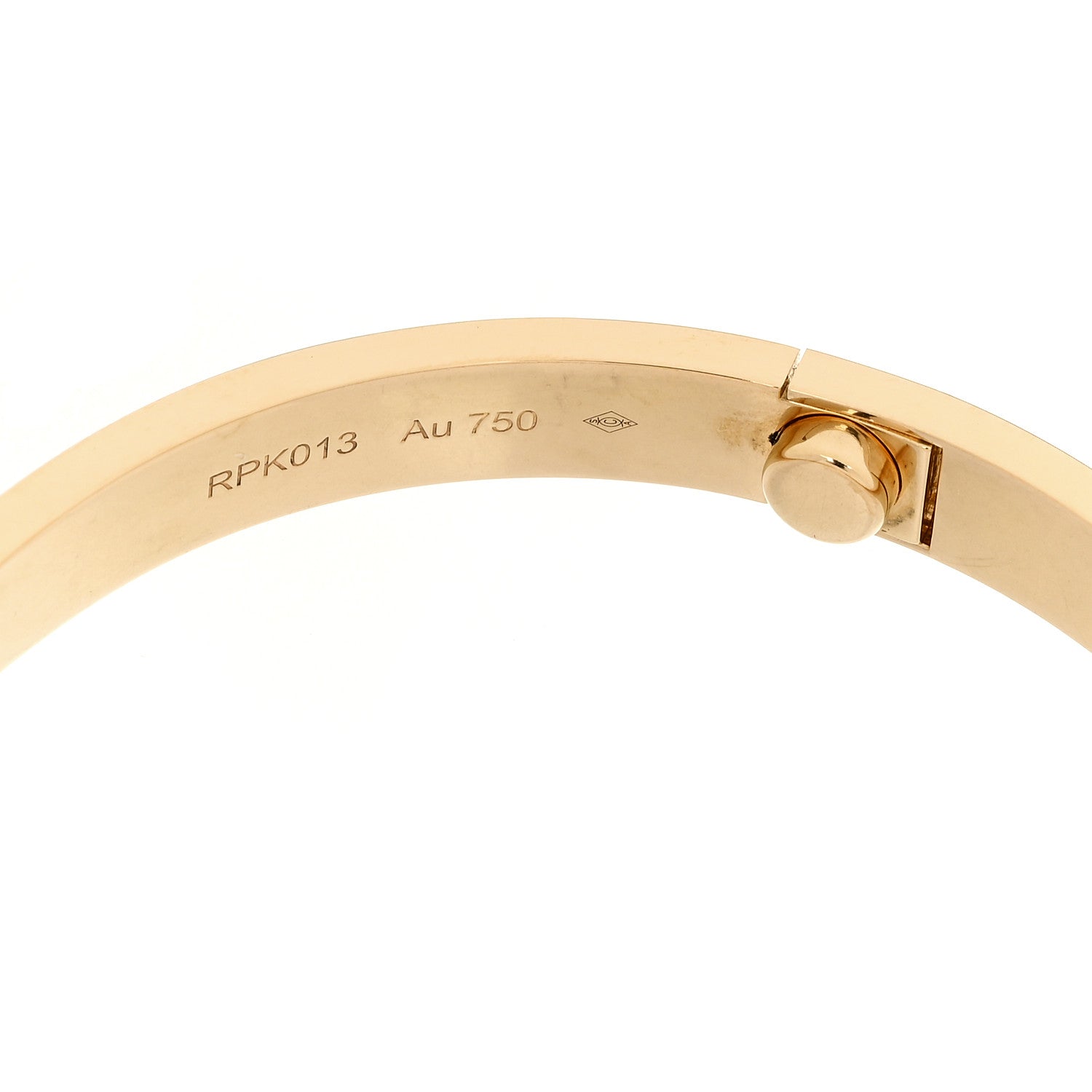Cartier 18K Yellow Gold LOVE Bracelet 18 8 of 9