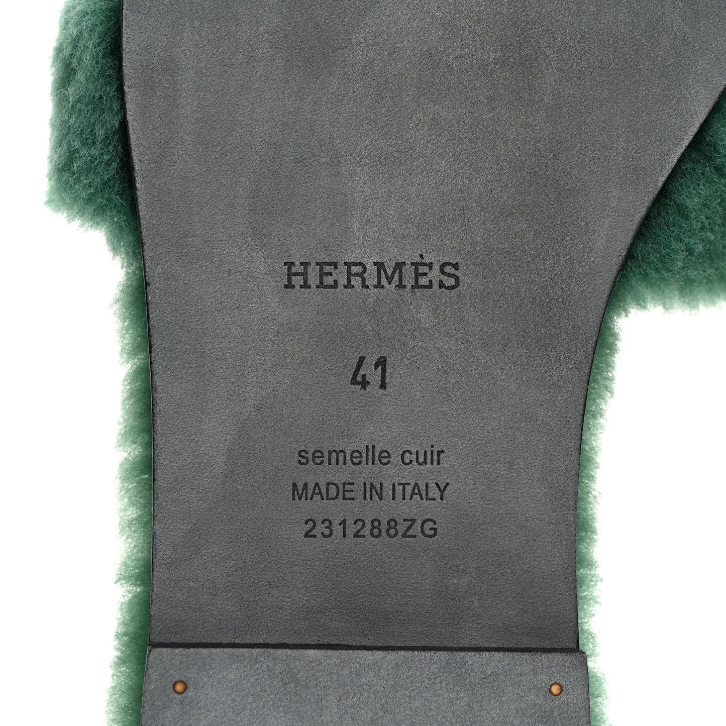 Woolskin Oran Sandals 41 Vert Anglais