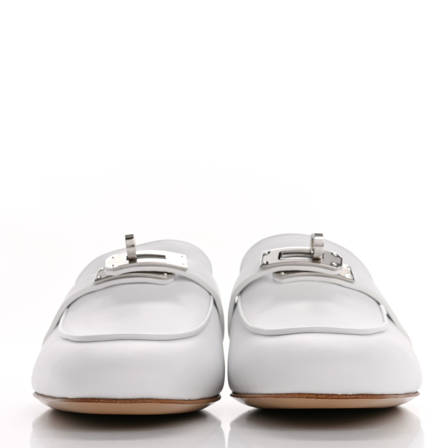 Calfskin Oz Mules 35.5 White