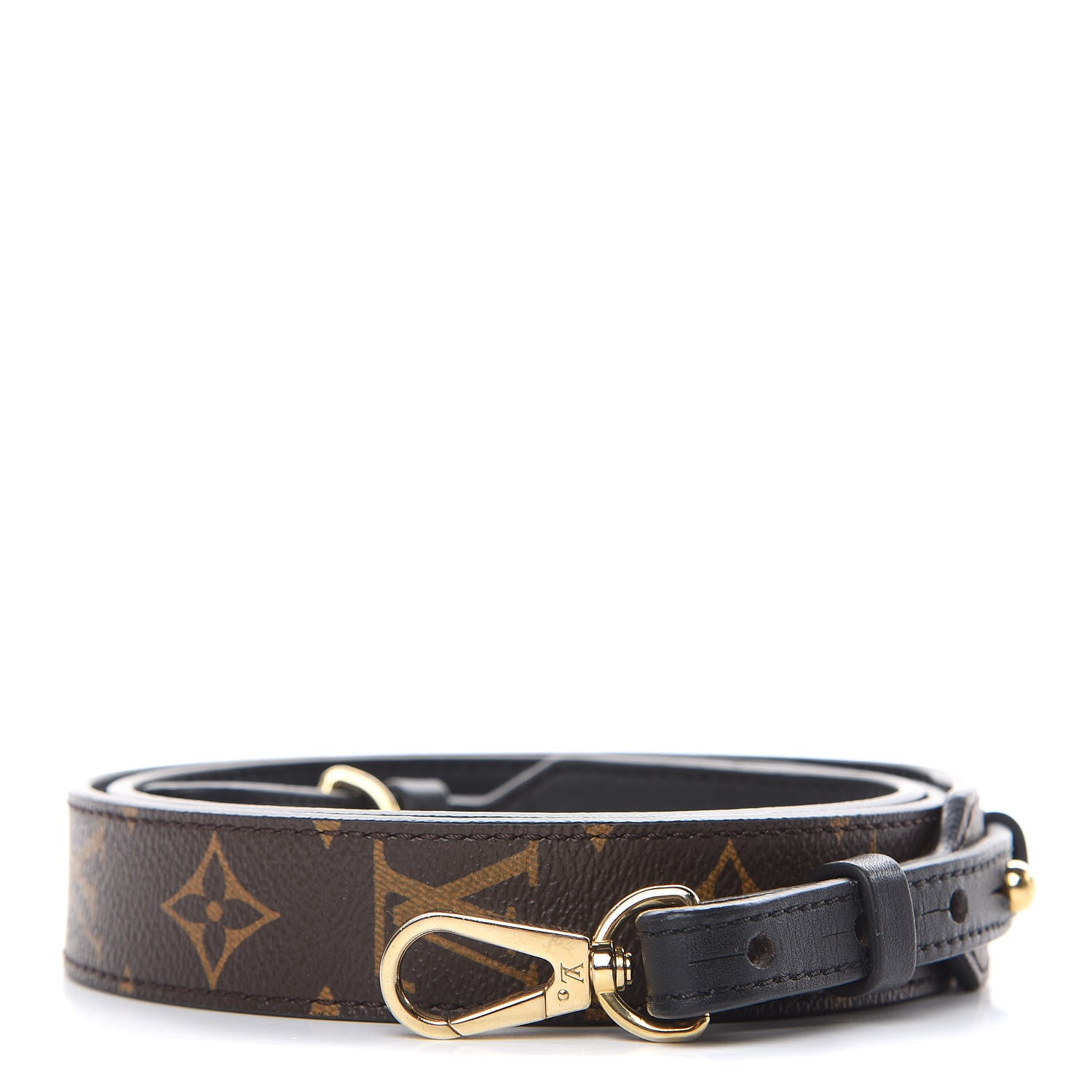 Louis Vuitton Monogram Bandouliere Shoulder Strap XL Black 1 of 6
