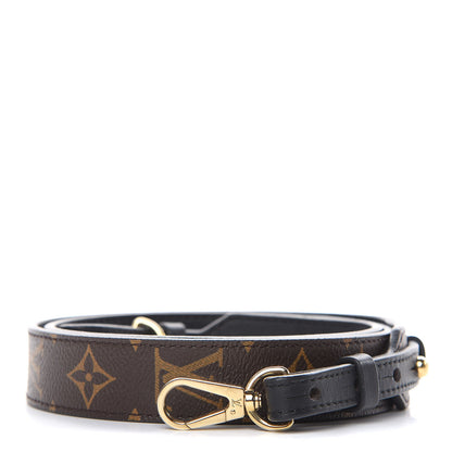 Louis Vuitton Monogram Bandouliere Shoulder Strap XL Black 1 of 6