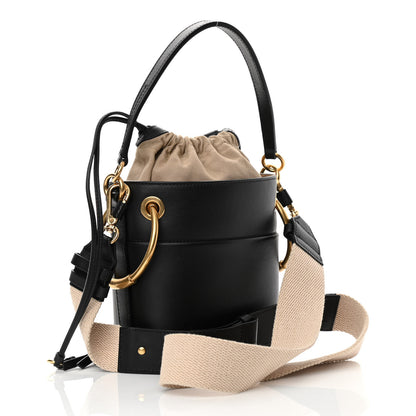 Chloe Smooth Calfskin Small Roy Bucket Bag Black 3 of 13