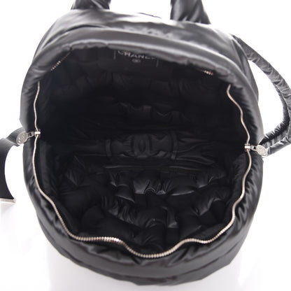 Chanel Nylon Embossed Small Doudoune Backpack Black 5 of 8