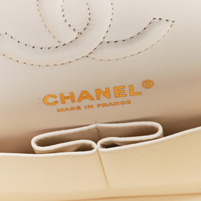 Chanel Caviar Quilted Small Double Flap White 6 of 10