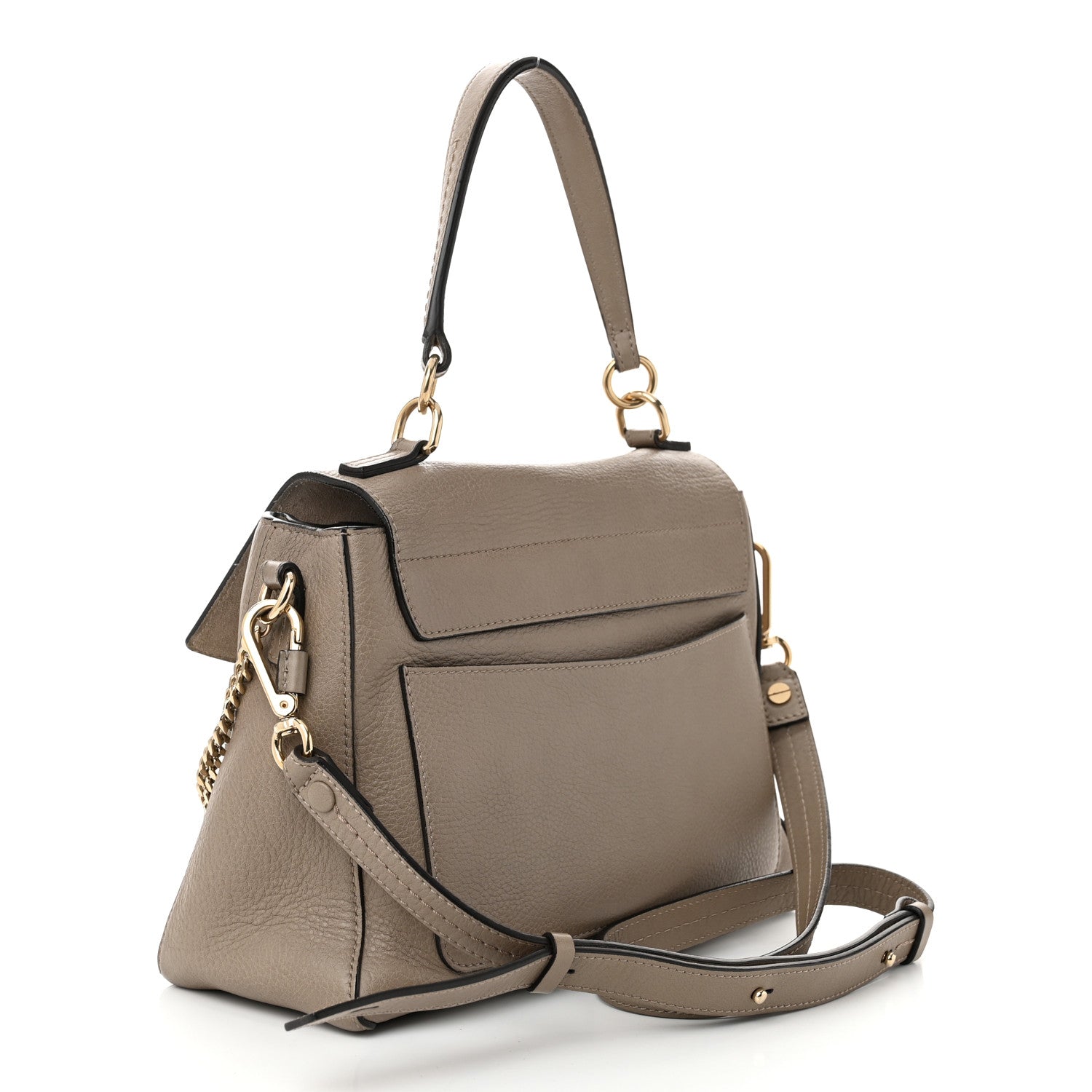 Chloe Calfskin Mini Faye Day Shoulder Bag Motty Grey 3 of 11