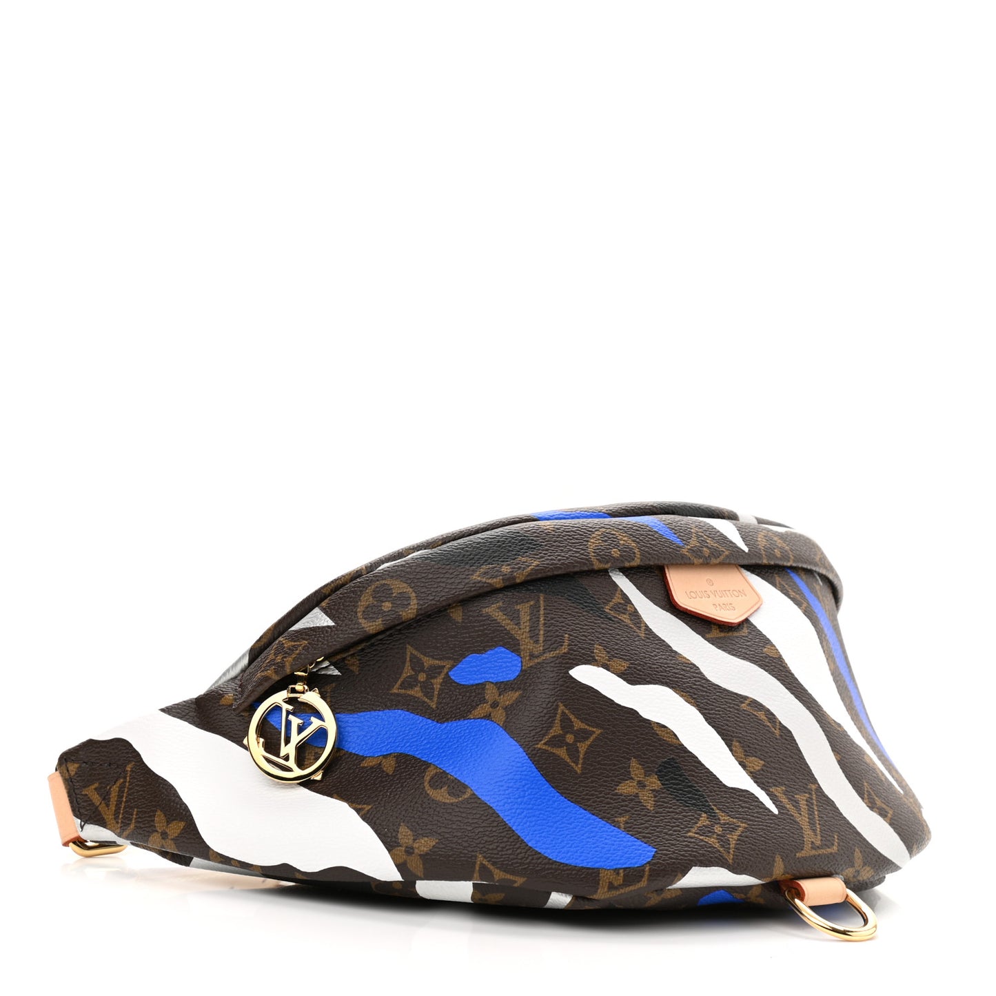 X LOL Monogram Bumbag Blue Silver