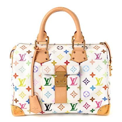 Louis Vuitton Monogram Multicolor Speedy 30 White 1 of 9