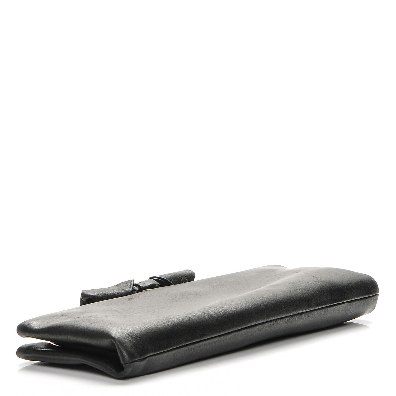 Chanel Lambskin Bow Clutch Black 4 of 7