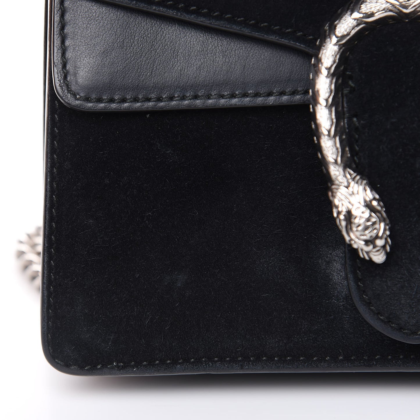 Suede Mini Dionysus Shoulder Bag Black