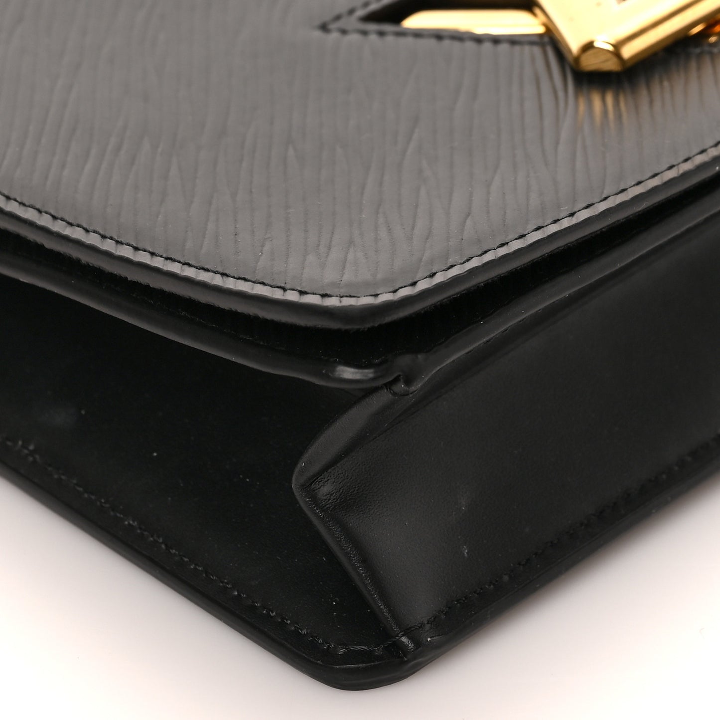 Epi Twist Belt Chain Wallet Black