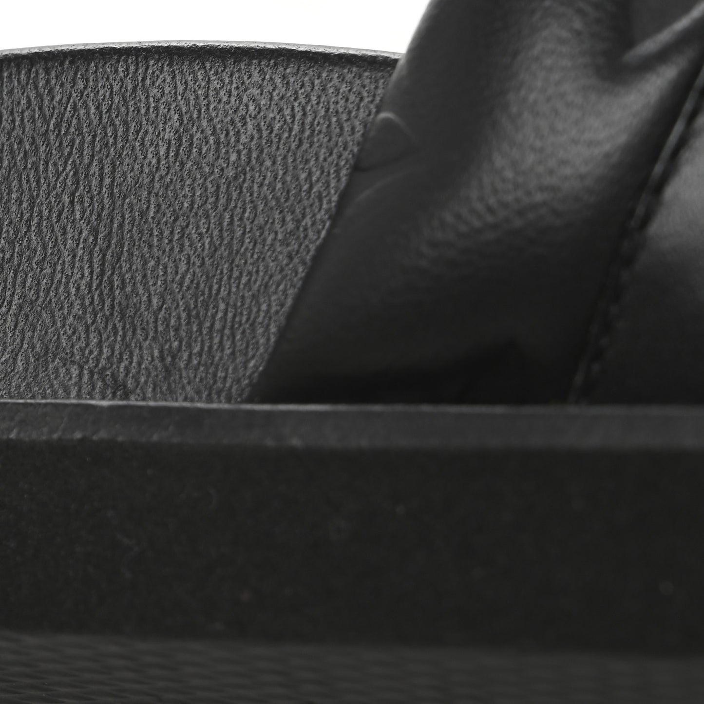 Calfskin Embossed Monogram Sunset Flat Comfort Mule 37 Black