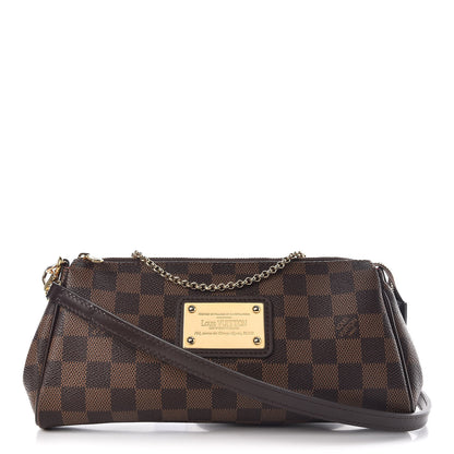 Louis Vuitton Damier Ebene Eva Clutch 1 of 12