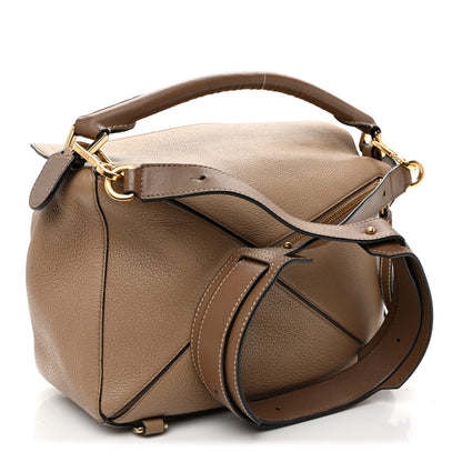 Loewe Calfskin Medium Puzzle Bag Sand Mink 3 of 9