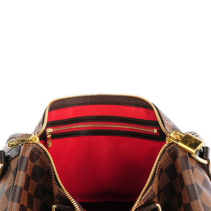 Louis Vuitton Damier Ebene Speedy Bandouliere 30 9 of 9