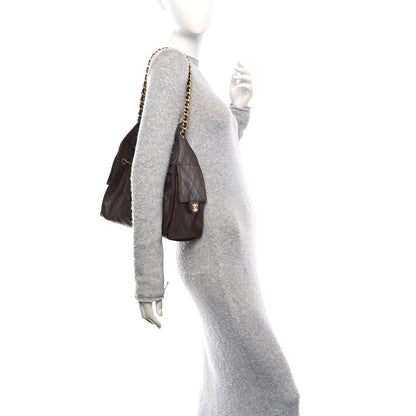 Chanel Caviar Quilted Small Chanel 25 Handbag Dark Brown 2 of 10
