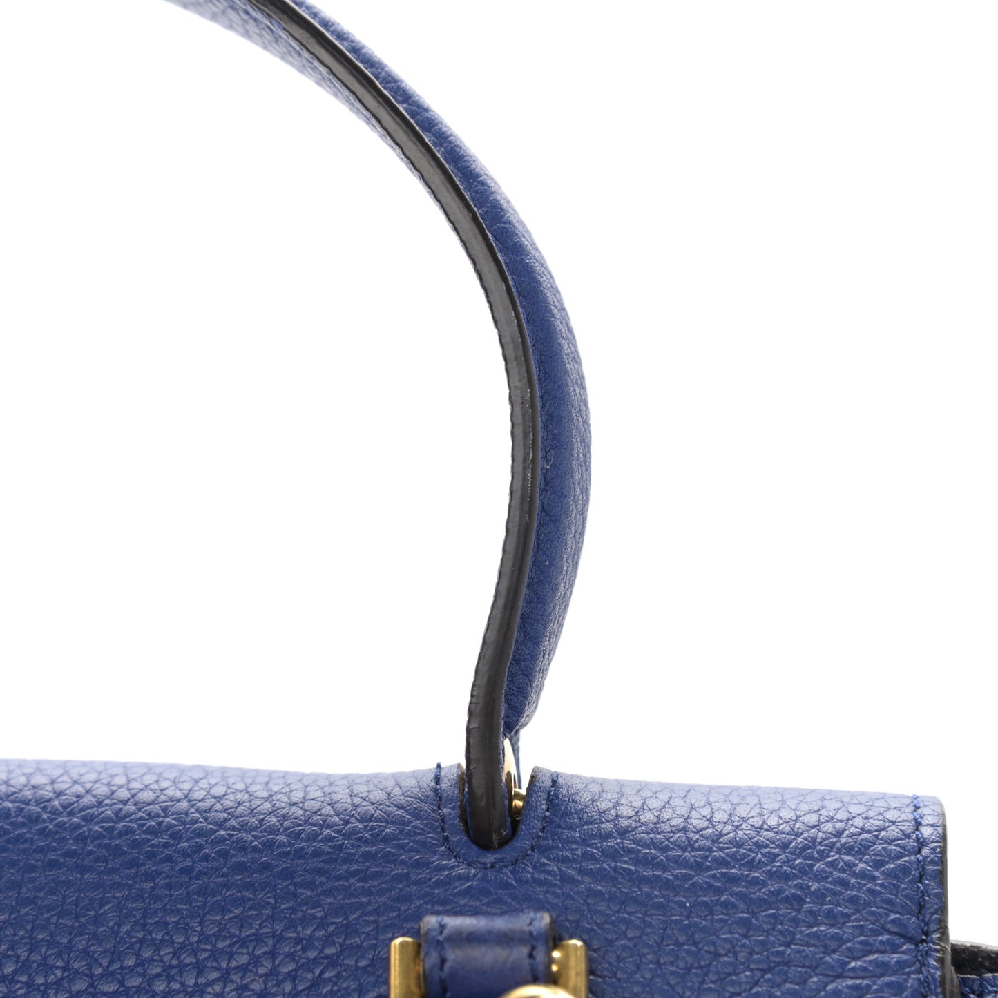 Grained Calfskin Mini Belt Bag Indigo