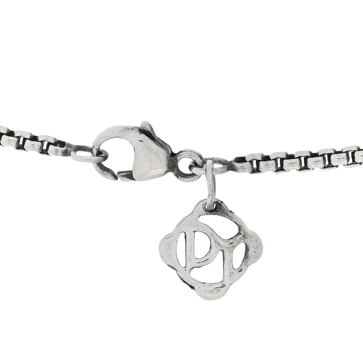 Sterling Silver Diamond Cable Classics Cross Necklace