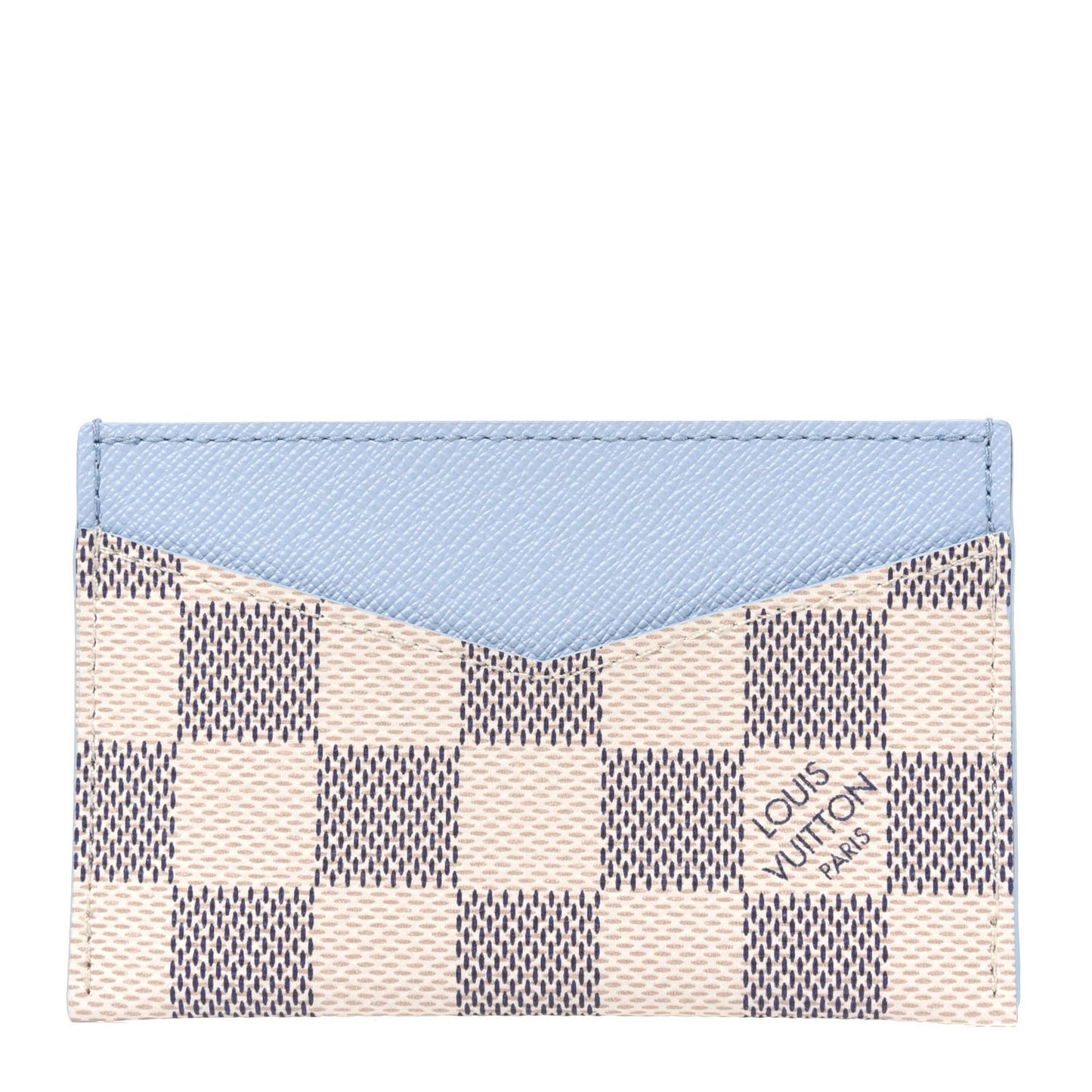Damier Azur Daily Card Holder Olympe Blue