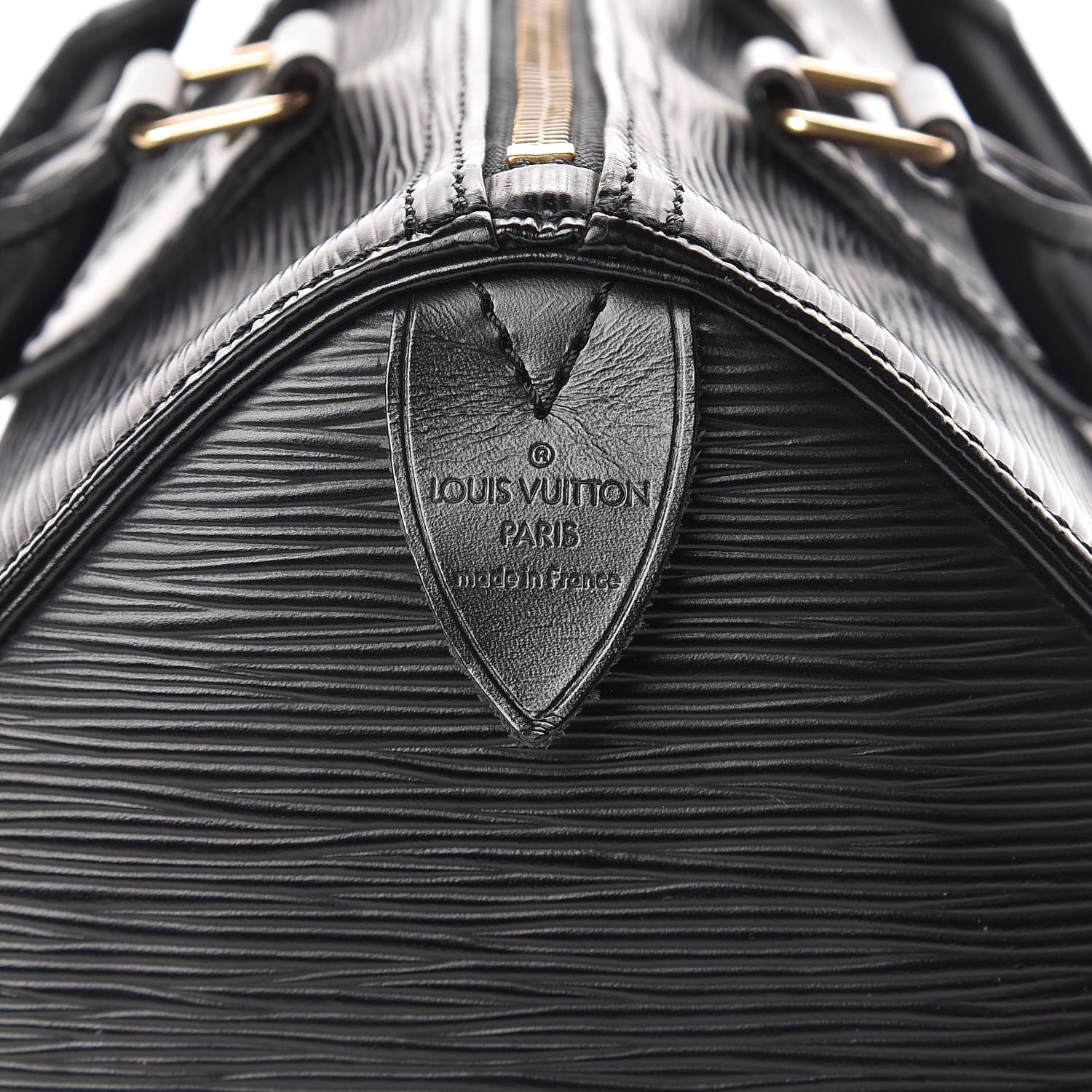 Louis Vuitton Epi Speedy 25 Black 6 of 12