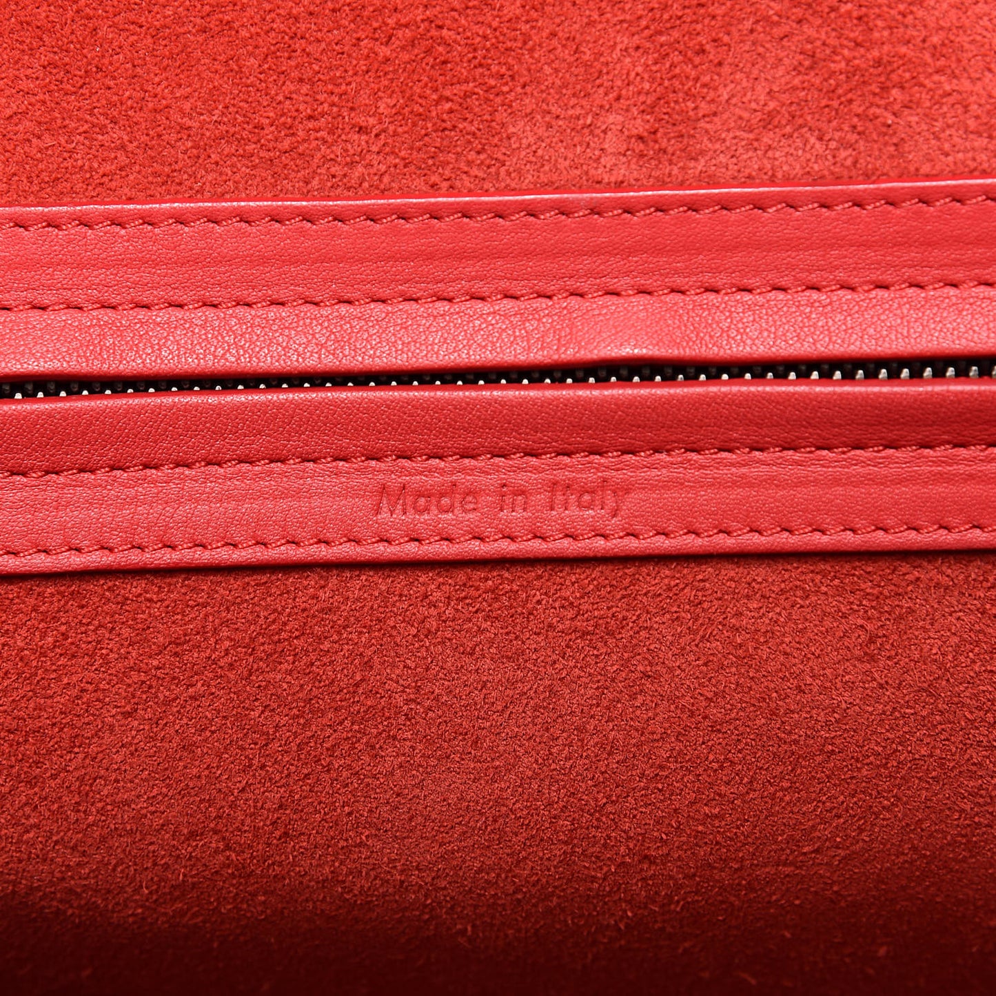Supple Calfskin Medium Phantom Luggage Vermillion
