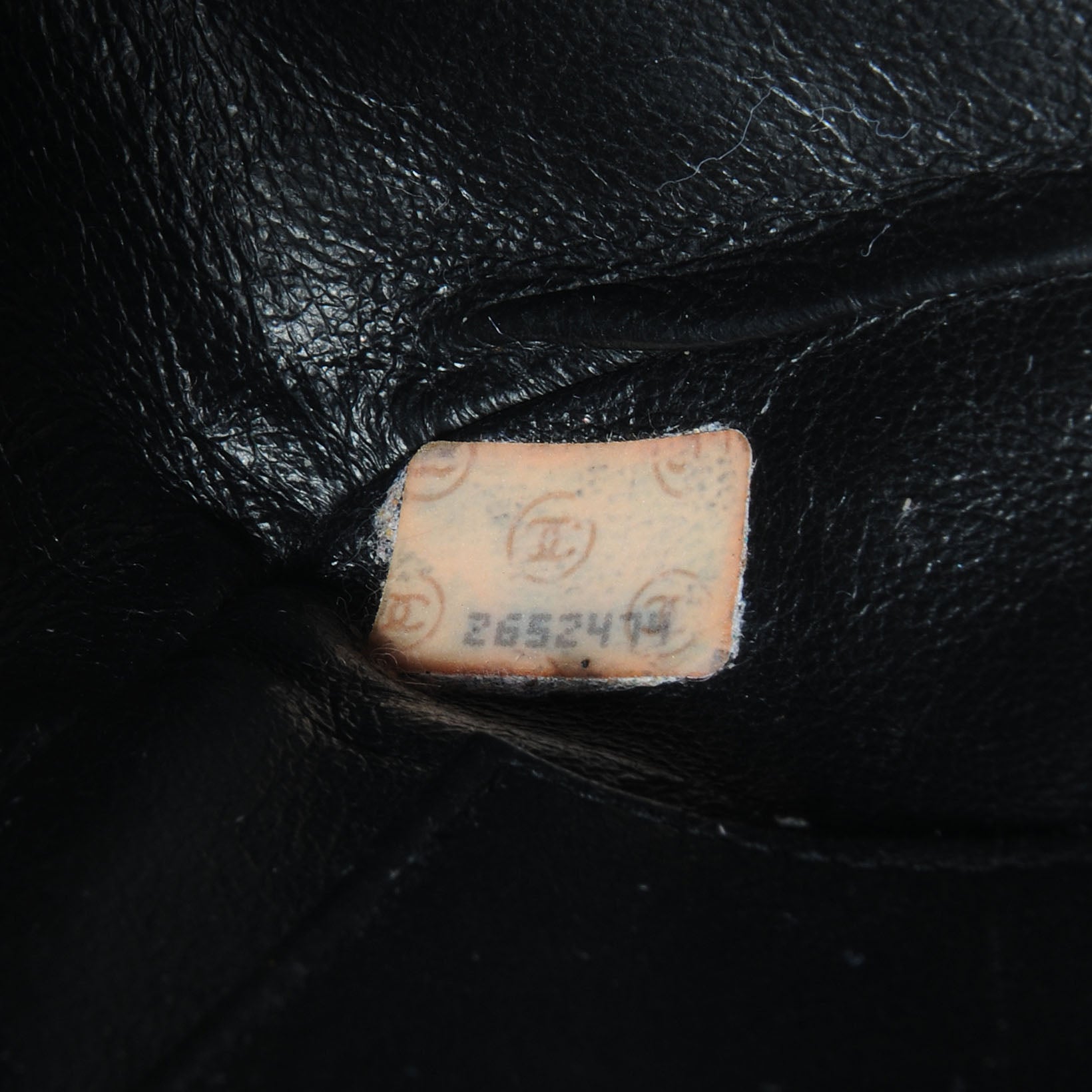 Chanel Lambskin Quilted Flap Camera Tassel Case Black 6 of 9