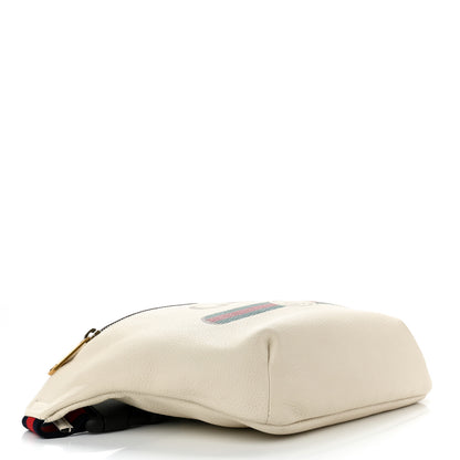Gucci Grained Calfskin Logo Belt Bag White 4 of 11
