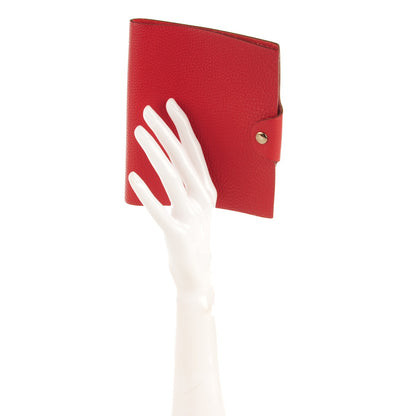 Hermes Togo Ulysse PM Notebook Cover Rouge Garance 2 of 7
