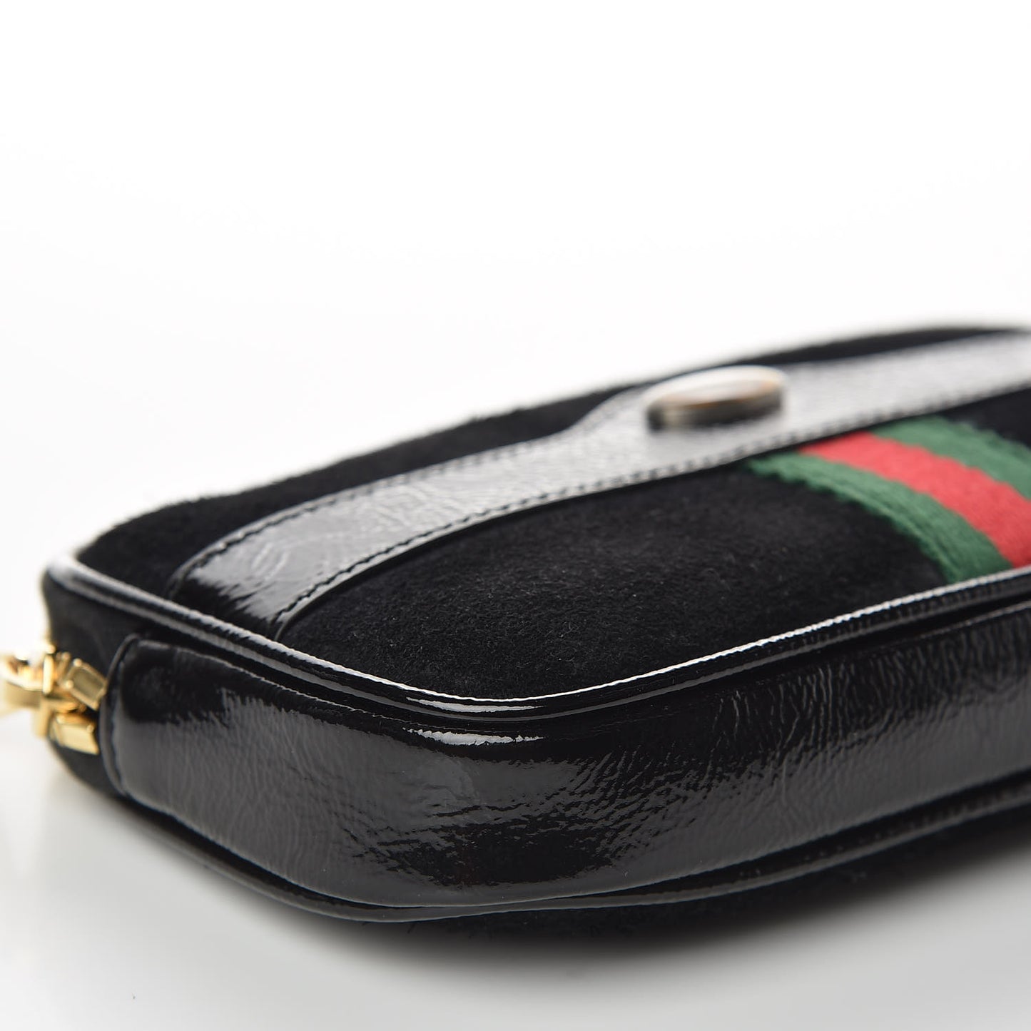 Suede Patent Ophidia Belted iPhone Case 85 34 Black