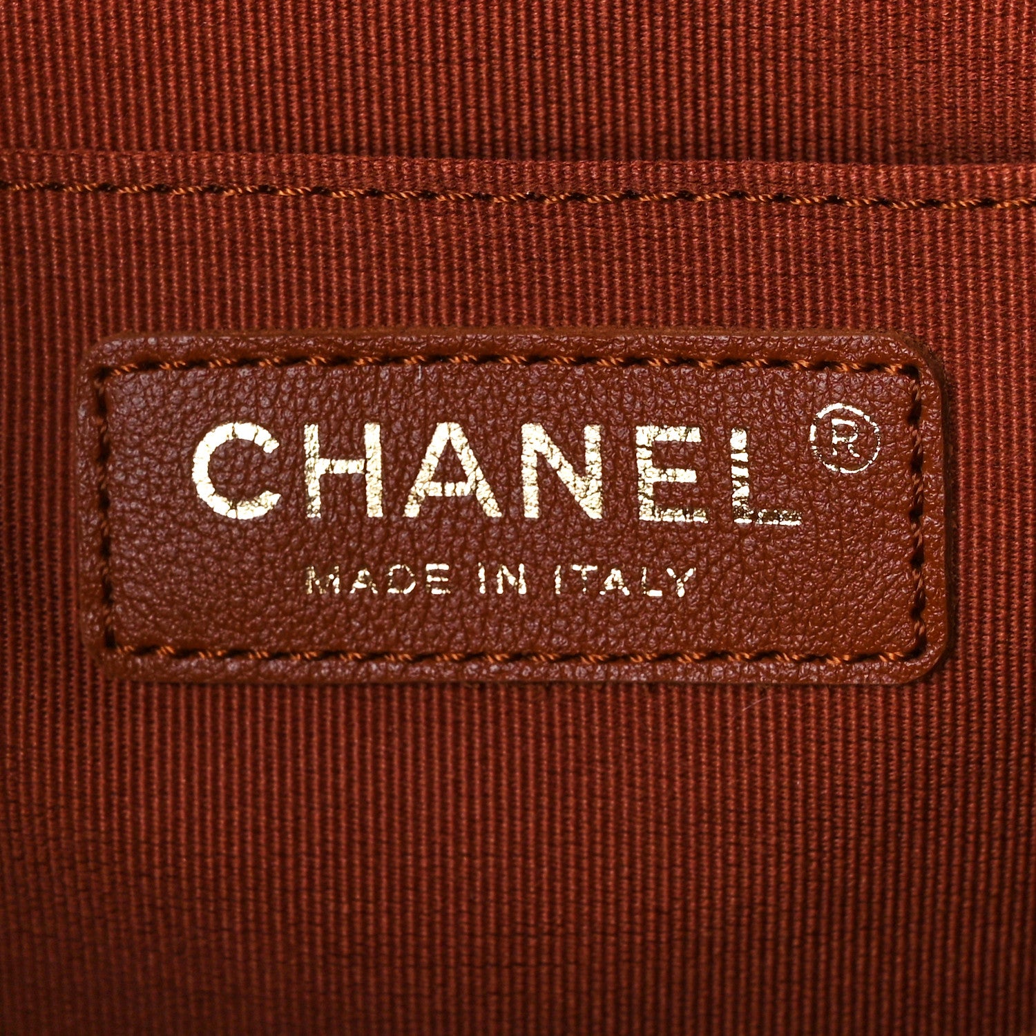 Chanel Shiny Calfskin Quilted Medium Duma Pockets Drawstring Backpack Brown 7 of 13