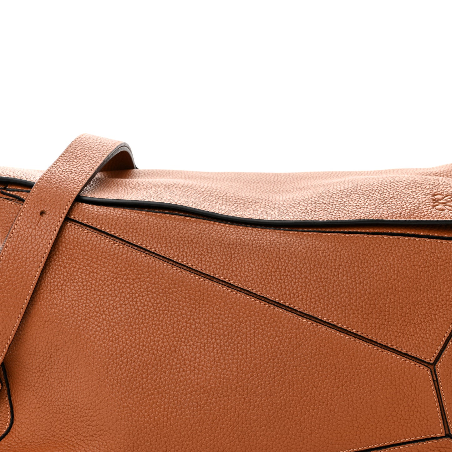 Calfskin Large Puzzle Bag Tan