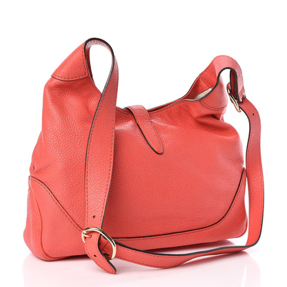 Gucci Calfskin Medium New Jackie Shoulder Bag Coral 3 of 9