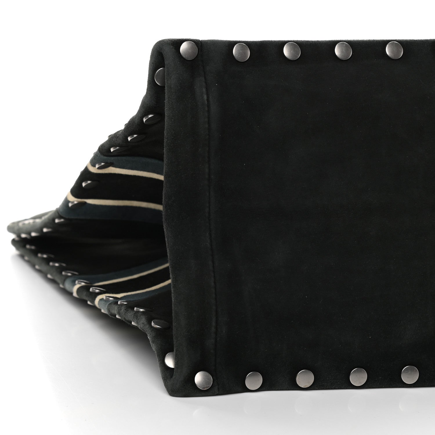 Christian Dior Suede Large Sea Book Tote Black 8 of 9