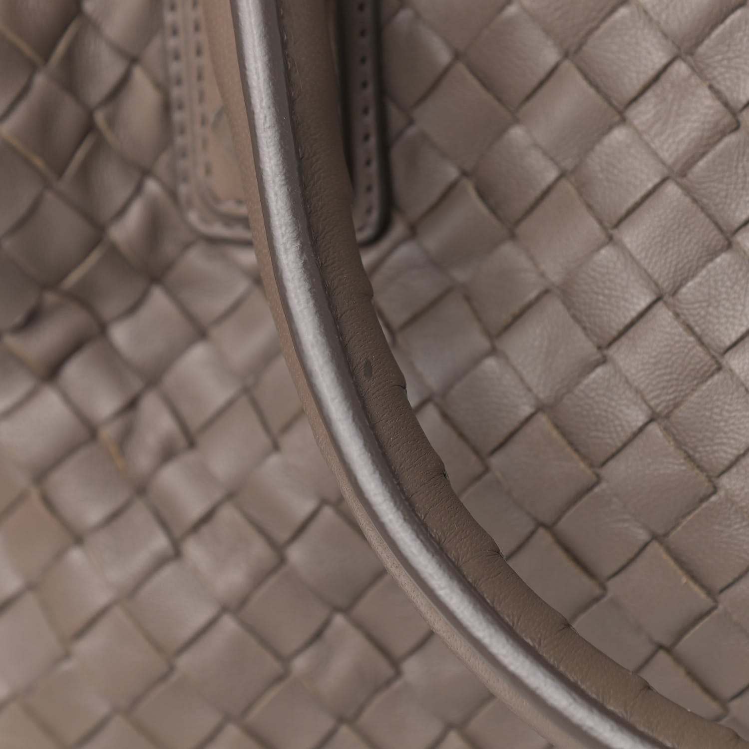 Bottega Veneta Nappa Intrecciato Maxi Convertible Tote Steel 10 of 10
