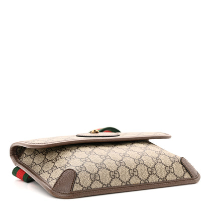 Gucci GG Supreme Monogram Neo Vintage Web Belt Bag Brown 4 of 14