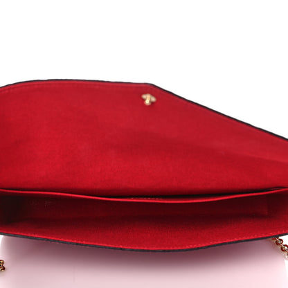 Louis Vuitton Empreinte Pochette Felicie Chain Wallet Scarlet 6 of 11