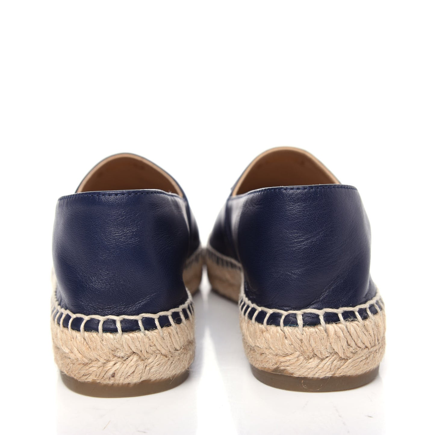 Lambskin CC Espadrilles 39 Navy Black
