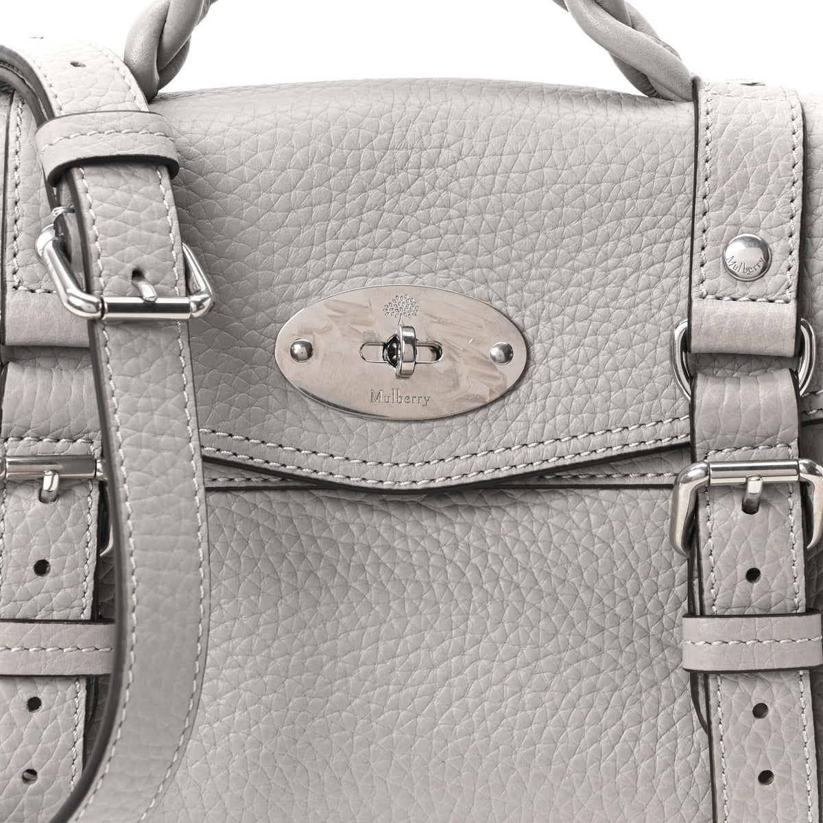 Heavy Grain Mini Alexa Pale Grey