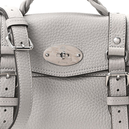 Mulberry Heavy Grain Mini Alexa Pale Grey 8 of 10