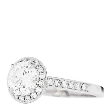 Tiffany Platinum Diamond 1.11ct Soleste Round Brilliant Engagement Ring 52 6 3 of 6