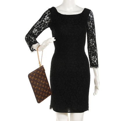 Louis Vuitton Monogram Neverfull MM GM Pochette 2 of 8