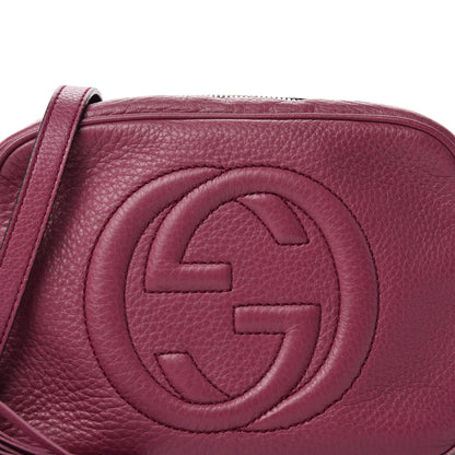 Gucci Pebbled Calfskin Small Soho Disco Bag Peonia Flower 16 of 16