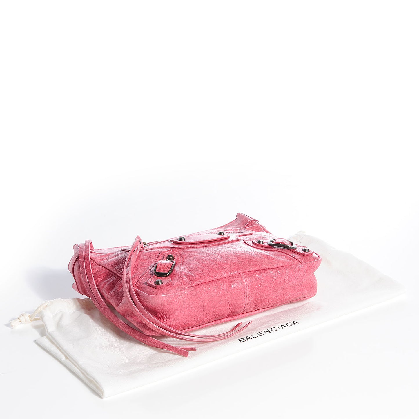 Agneau Porte Toilette Makeup Clutch Framboise
