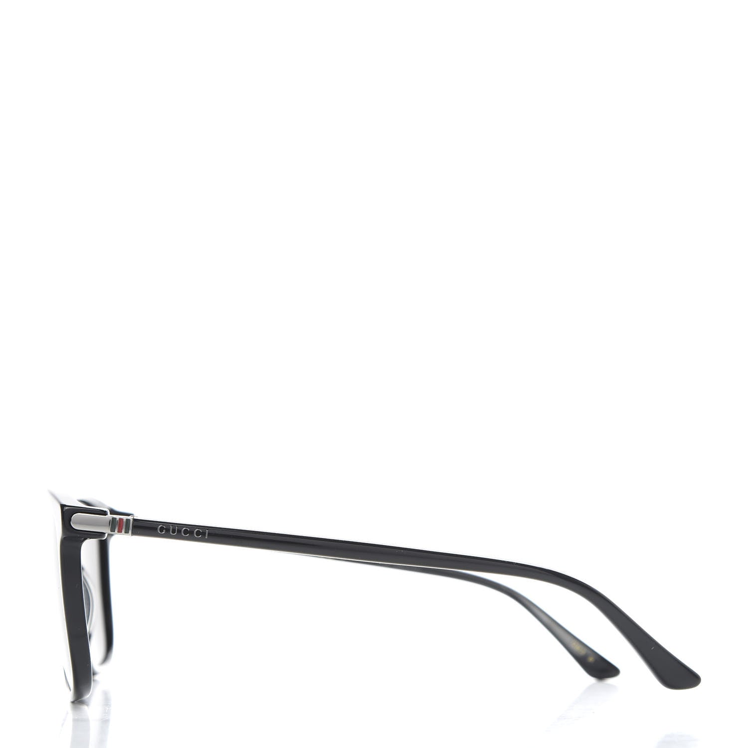 Gucci Square Frame GG0017S Sunglasses Black Grey 3 of 7