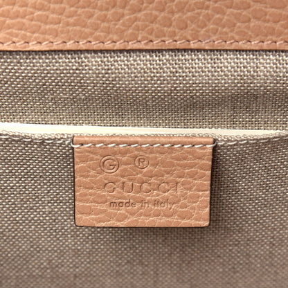 Gucci Dollar Calfskin Small Interlocking G Shoulder Bag Camelia 6 of 9