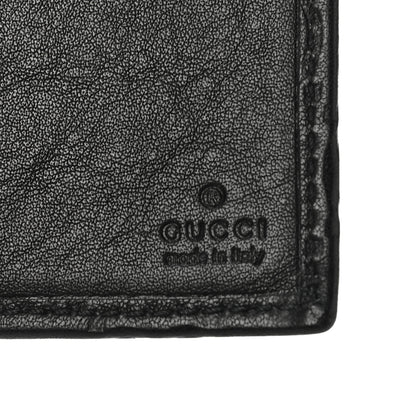 Gucci Guccissima Passport Case Black 6 of 10