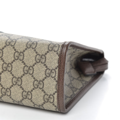 Gucci GG Supreme Monogram Web Toiletry Case Brown 10 of 10