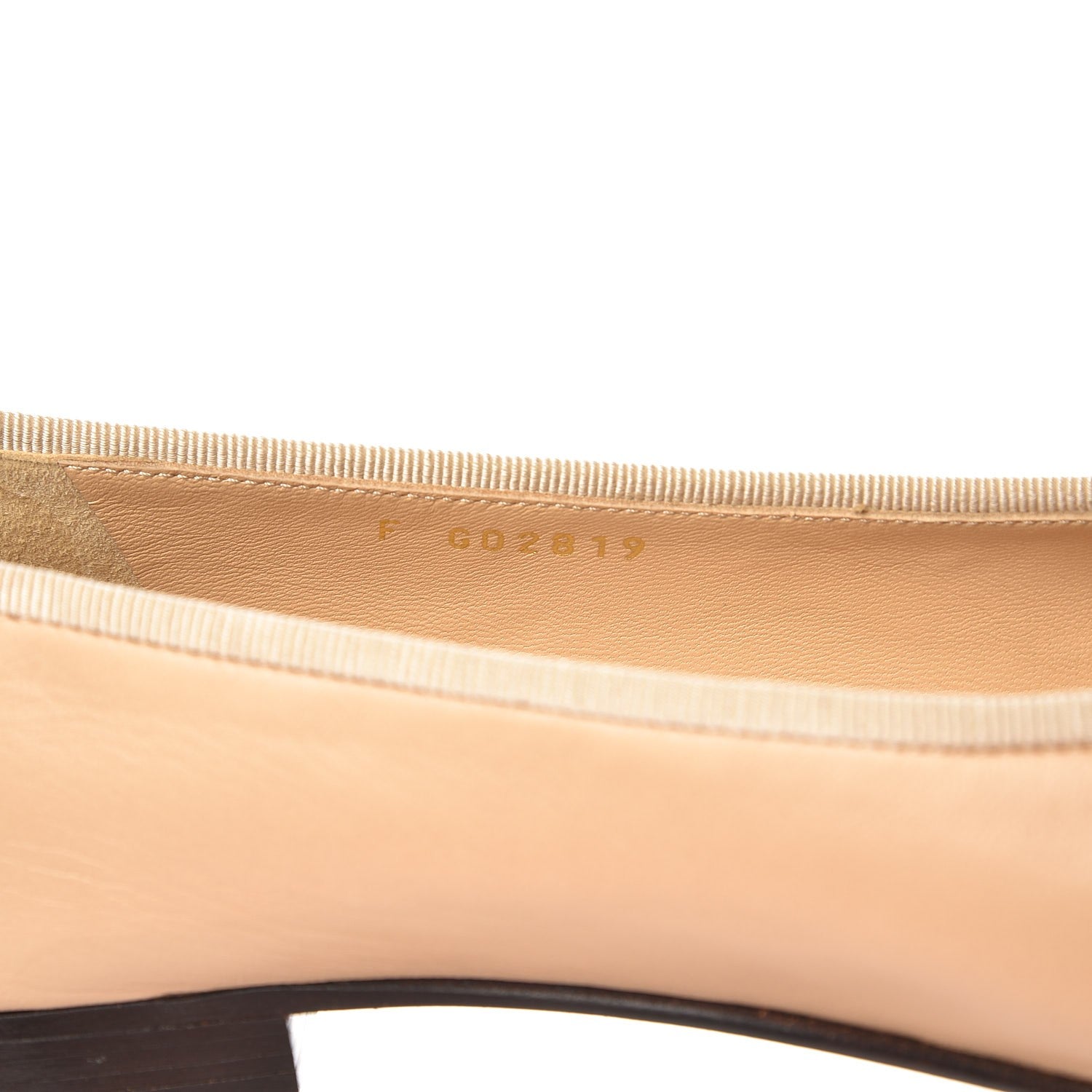 Chanel Lambskin Cap Toe Ballerina Flats 38 Beige Black 18 of 20