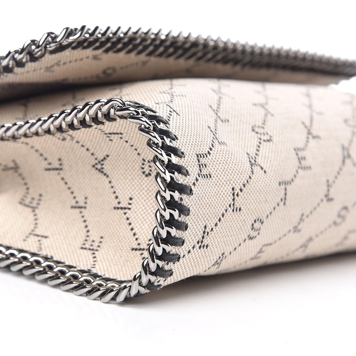 Canvas Logo Falabella Messenger Beige