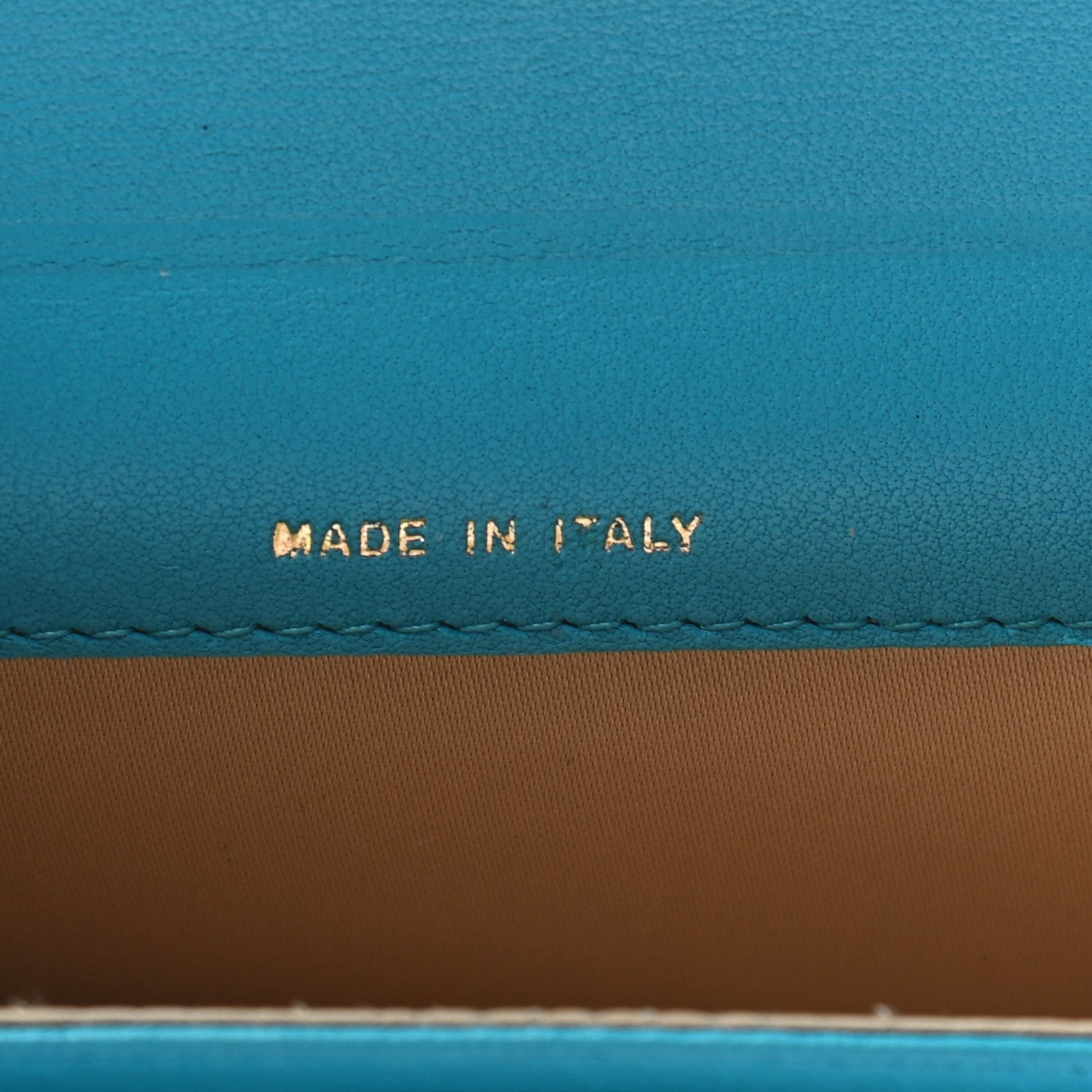 Chanel Lambskin Camellia Embossed Flap Card Holder Blue 7 of 10